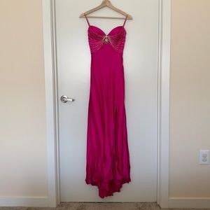 Mori Lee Fuschia Dress